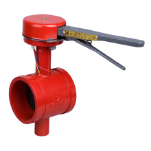 cast iron fire signal indicated butterfly valve